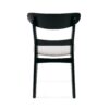 Dining Chair (Set of 2), Mid Century Dining Chairs With Cushioned Seats And Wood Frame - Light Beige / Black - Image 10
