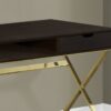 Computer Desk For Home Office, Laptop, Storage Drawers, Contemporary & Modern - Espresso - Image 2