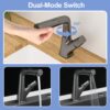 Pull Down Bathroom Sink Faucet With 3 Water Modes And Stainless Steel Construction - Gunmetal Black - Image 7