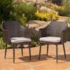 Kenneth - Outdoor Dining Chairs (Set of 2) With Cushions - Brown Multi - Image 2