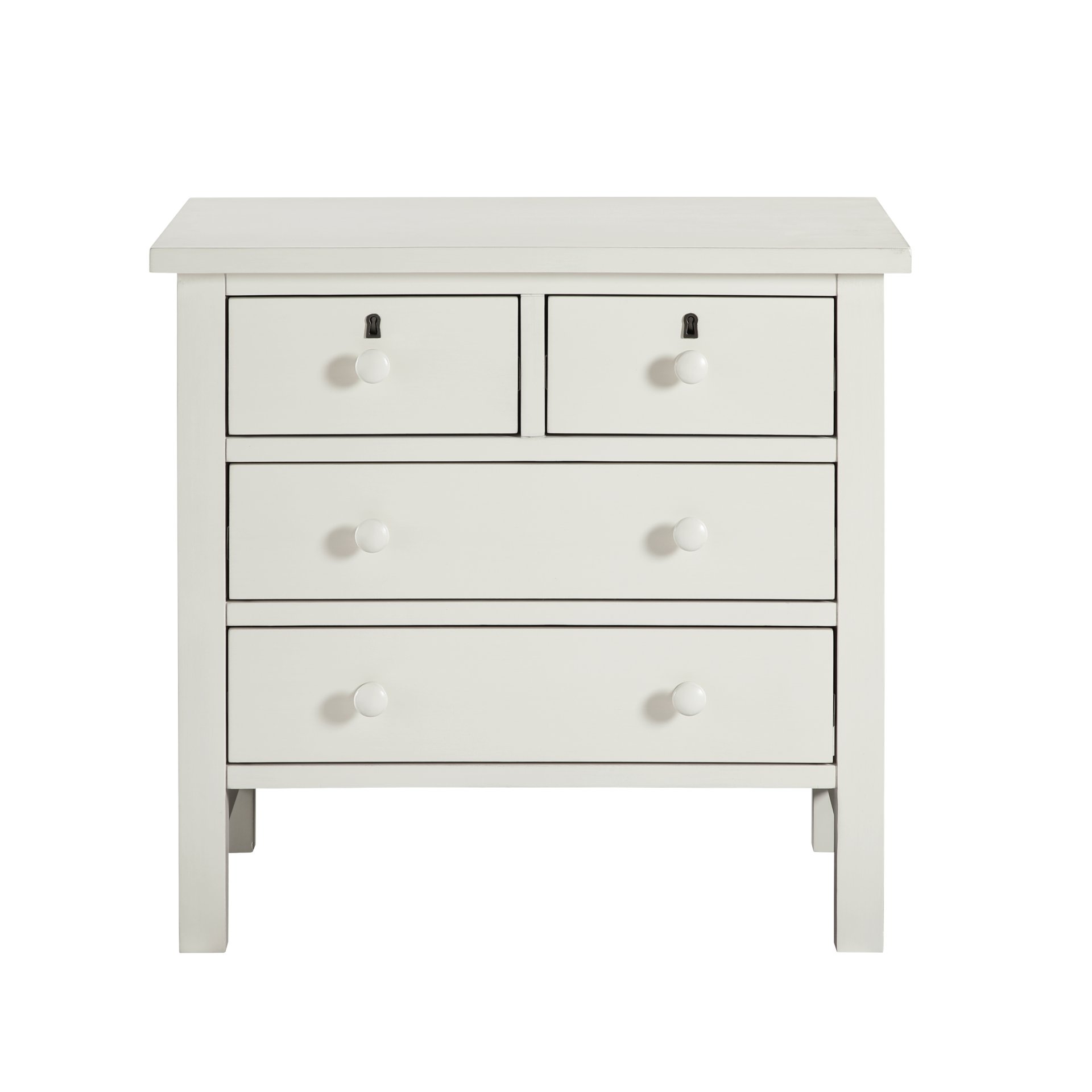 Georgina - 4 Drawer Storage Nightstand - Antique White - Image 9
