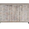 Accent Cabinet Farmhouse Style 3 Door Wooden Cabinet Sideboard Buffet Server Cabinet Storage Cabinet, For Living Room, Entryway, Hallway, Office, Kitchen And Dining Room - Natural Wood Wash - Image 6