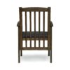 Casa - Acacia Dining Chair Set With Cushions - Dark Gray, 2 Pieces - Image 13