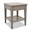Dauphin - Storage Shelf Side Table - Gray Cashmere - Image 12