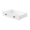 Farmhouse TV Stand With Solid Wood Gourd Shaped Legs For TVs Up To 70", Entertainment Center With Bookshelves & Tempered Glass Doors, Media Console With Adjustable Shelves, Living Room - White / Natural - Image 22