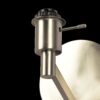 Nebula - Base Wall Lamp With Rotary Switch Shade - Brushed Nickel / Silver / White - Image 4