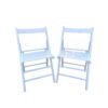 Folding Chair, Foldable Style (Set of 2) - White - Image 6