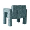 31.10" Wide Boucle Upholstered Accent Chair - Green - Image 6