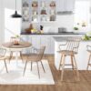 Dakota - Industrial Dining Table - White / Brown - Image 4