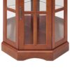 Corner Curio Cabinet With 5 Shelves And Lighting System (E26 Light Bulb Not Included) - Walnut - Image 18