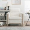 1 Seater Sofa For Living Room - Beige - Image 2