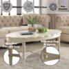 Fordon - French Antique Coffee Table - Ivory - Image 5