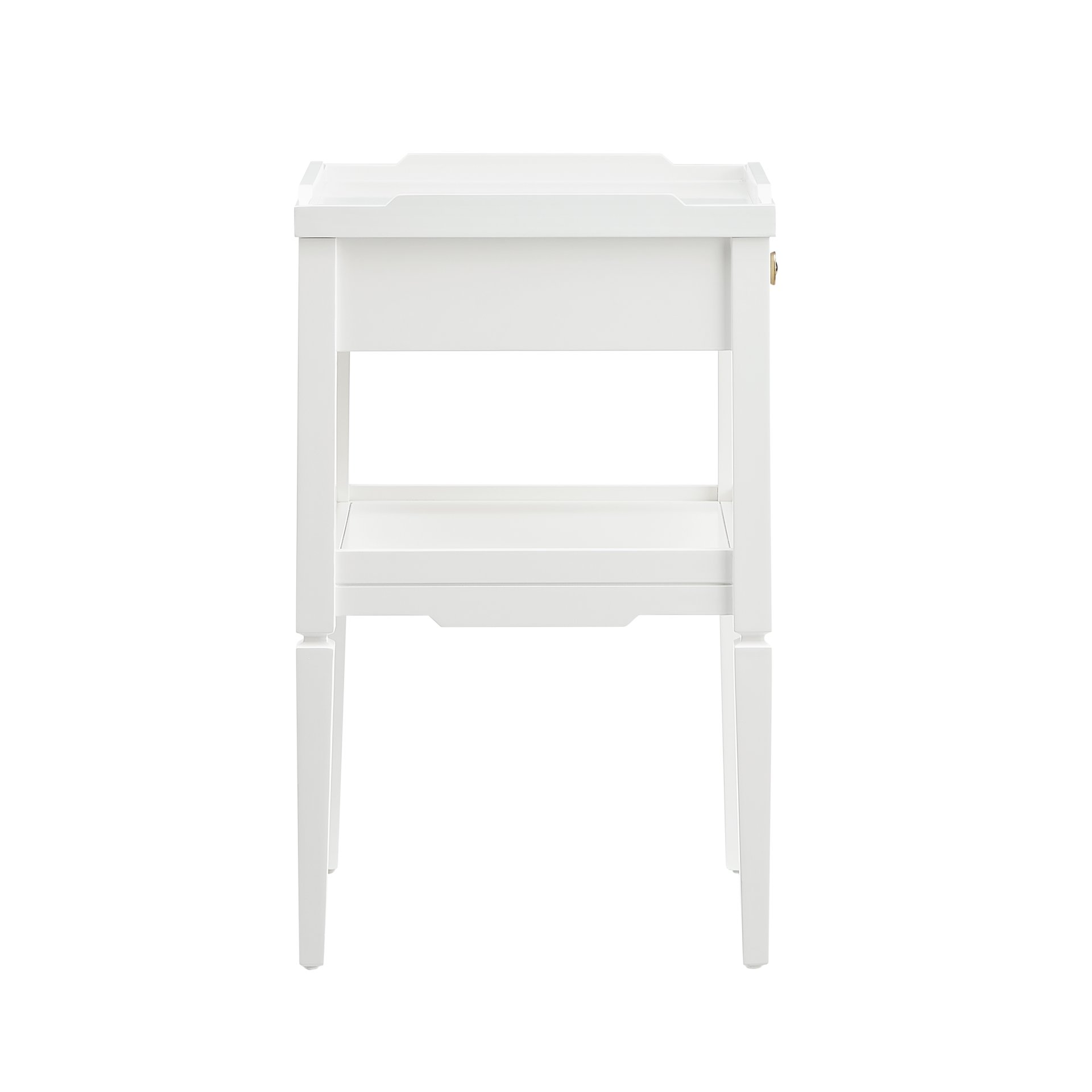 Foley - 1 Drawer Nightstand With Pull - White - Image 4