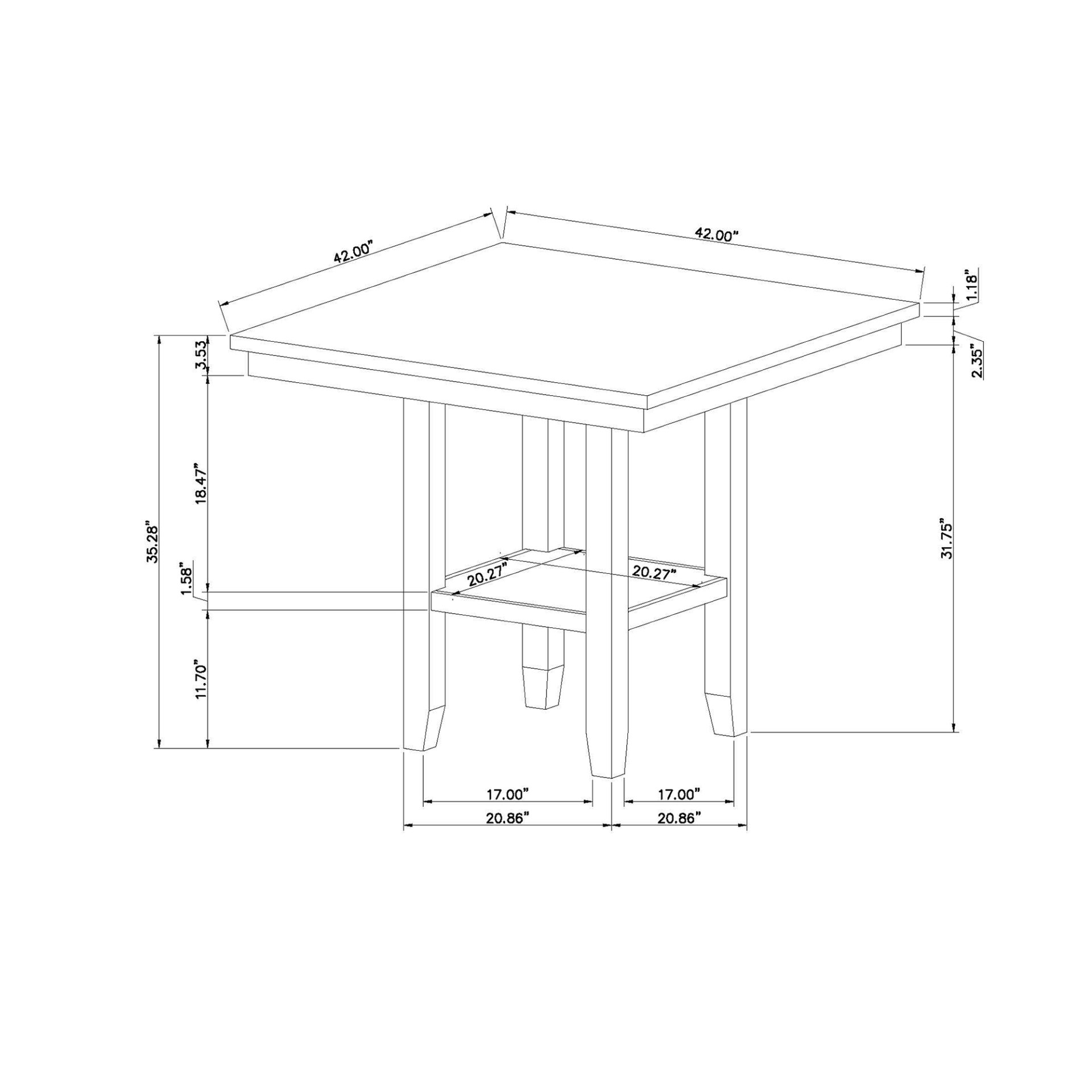 Claui - Bar Table And Bar Stools - Natural - Image 3
