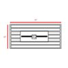 Outdoor Fire Pit Table With Lid - Dark Gray - Image 3