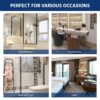 15" Pedestal Sink With Space Saving Design, Smooth Non Porous Surface For Powder Rooms - White - Image 7