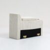 Modular Sofa Coffee Table Module With Storage Function, Cupholders, USB Ports For Living Room Apartment - Beige - Image 2