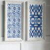 Hanging Sculptures, Modern Wall Art Decor (Set of 2) - White / Blue - Image 8