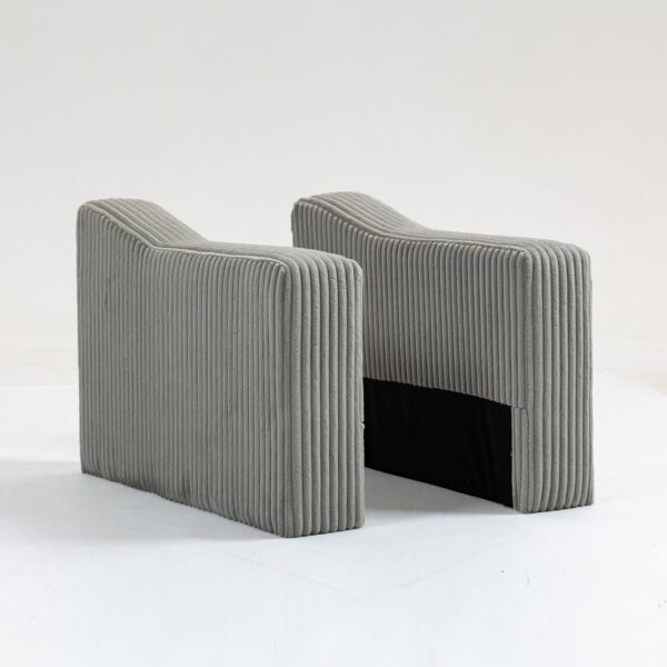 Modular Sofa Single Armrest Backrest Module For Modular Sectional Sofa Couch Side Armrest - Gray