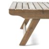 Sedona - Outdoor Side Table With Open Slat Design - Gray - Image 9