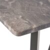 Modern Bar Height Dining Table, Rubberwood Legs And Laminate Table Top, Paladina Marble - Black - Image 9