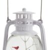 Christmas Plastic / Resin Lantern With Snowman & Tree LED / Water Spinning / 6 Hours Timer, 3*AA Batteries Required - White / Multi - Image 9