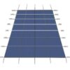Inground Pool Safety Cover, 18 X 36Ft Rectangle Winter Safety Pool Cover, Solid Safety, Polypropylene - Blue - Image 4
