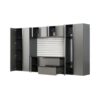 Nova - Series Garage Cabinet Set A With Soft Closing Doors - Metallic Gray - Image 6