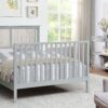 Connelly - 4 In 1 Convertible Crib - Gray, Rockport Gray - Image 6