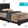 Twin Bed For Any Bedroom Stylish - Black - Image 8