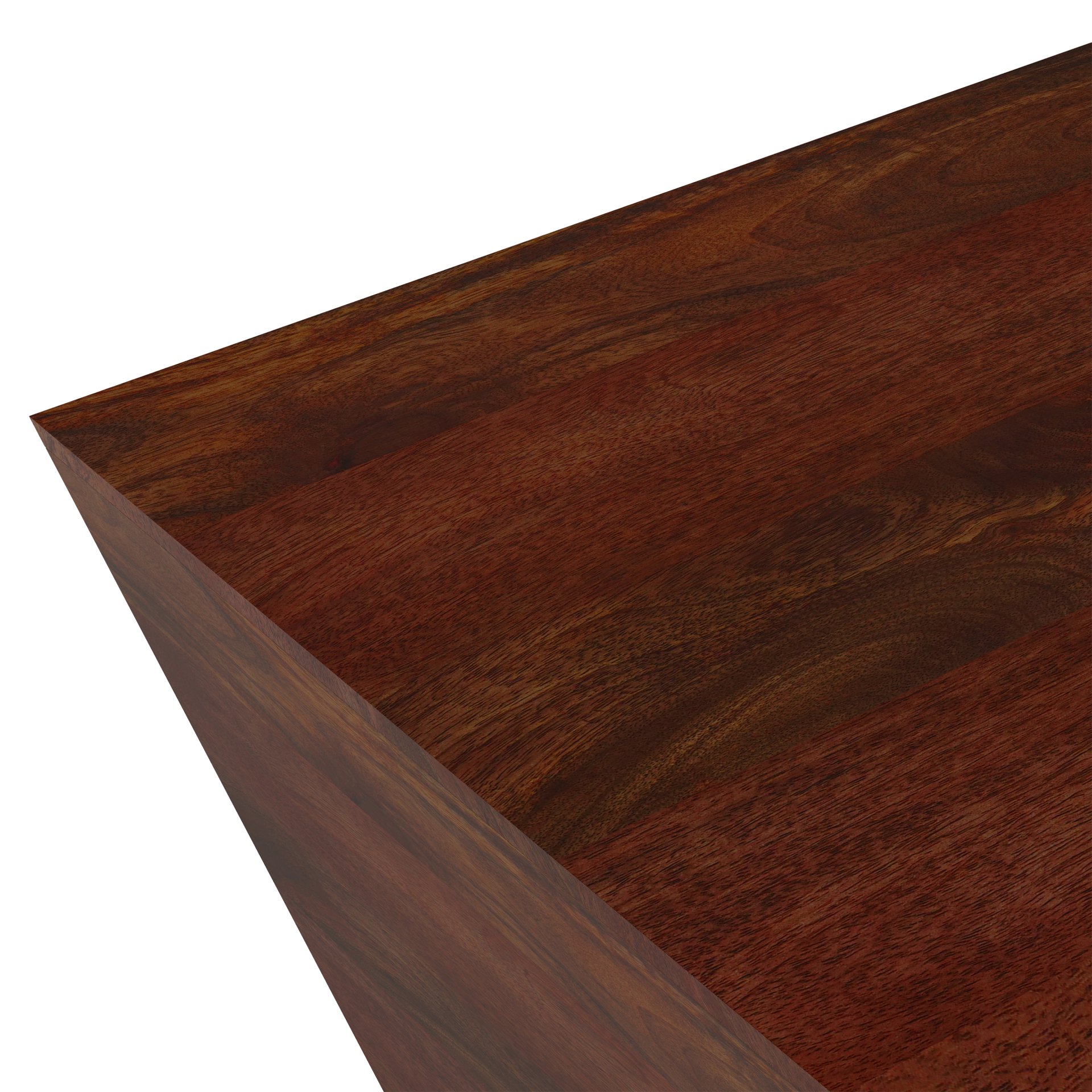 Abba - Square Coffee Table - Cognac Brown - Image 3
