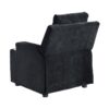 Kids Recliner Chair, Kids Upholstered Couch With One Cup Holder, Toddlers Recliner With Headrest And Footrest - Black - Image 13