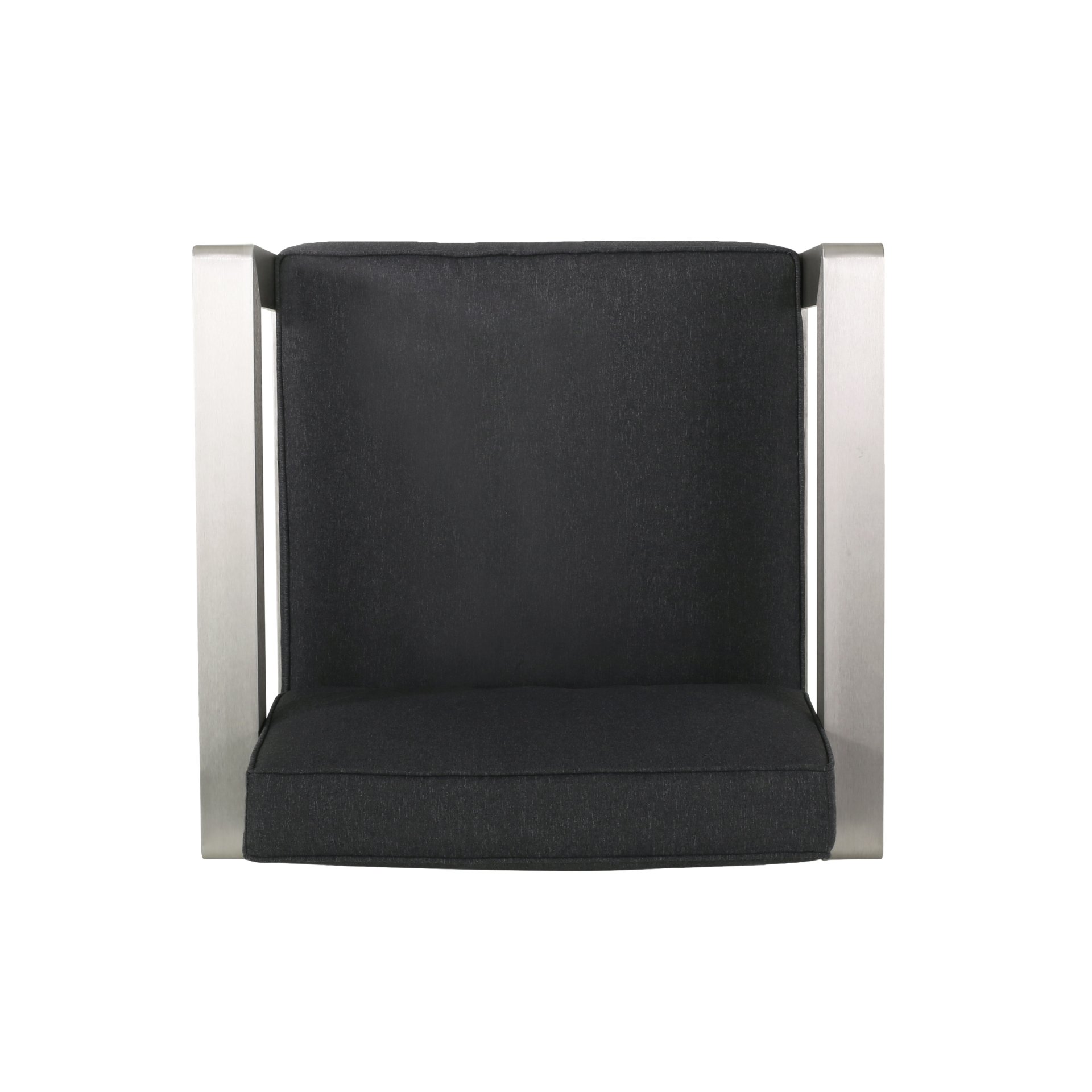 Aviara - Luxurious Outdoor Club Chair Low Profile Deep Seating - Silver - Image 10