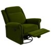 360 Degrees Swivel Recliner Manual Rocking With Adjustable Backrest For Living Room - Green - Image 4