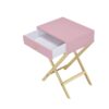 Coleen - Accent Table - Pink / Gold - Image 3