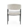 Contemporary Upholstered Dining Chairs With Metal Legs (Set of 2) - Beige - Image 10