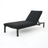 Navan - Modern Chaise Lounge Set With Water Resistant Cushions - Dark Gray - Image 8