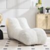 Creative Bean Bag Sofa Chair With High Quality Sponge Filling - White - Image 9