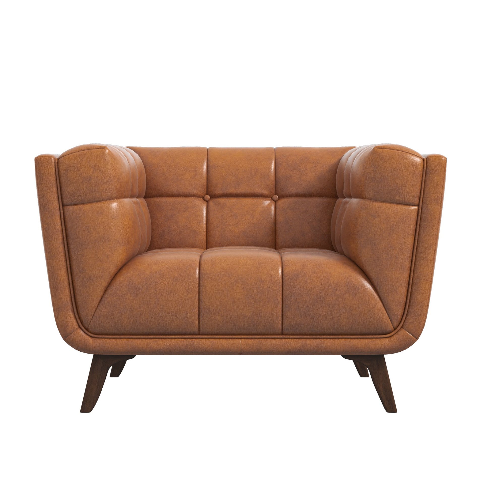 Addison - Lounge Chair Leather - Cognac - Image 8
