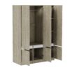 6 Doors Wardrobe Storage For Bedroom - Nature - Image 4