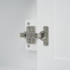 Freestanding Bathroom Vanity Tall With Damping Hinge Doors, Adjustable Shelves - White - Image 17