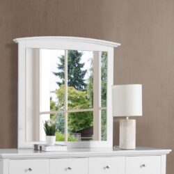 Elegant Wall Mirror - White
