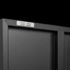 Kitchen Buffet Server Table Accent Sideboard Cupboard Server Buffet Console Table With Doors Cabinet - Black - Image 11