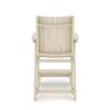 Modern Counter Chair Sleek HDPE Poly Lumber For Dining, Patio, And Garden Comfort - Beige - Image 2