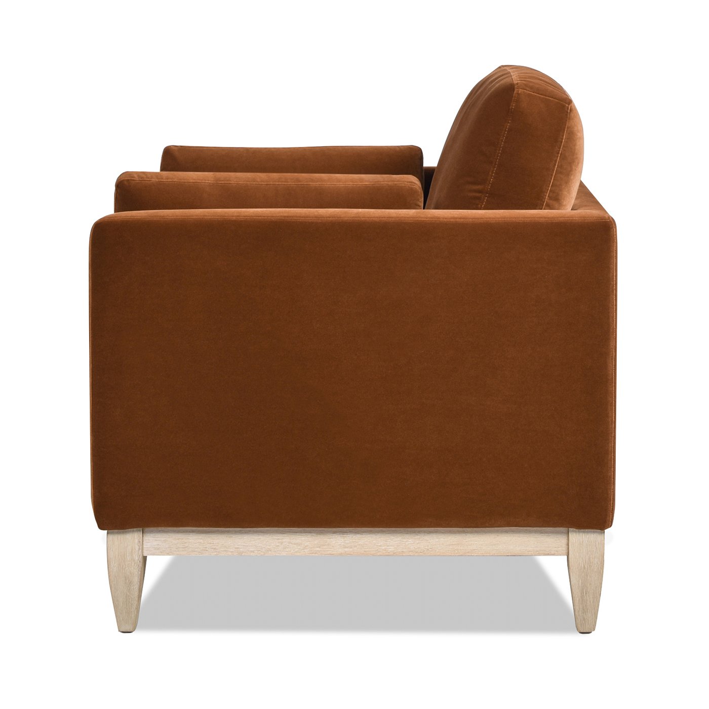 Knox - Modern Farmhouse Arm Chair - Burnt Orange - Image 6