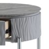 Yukino - High Gloss End Table - Gray - Image 6