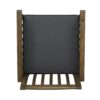 Casa - Acacia Dining Chair Set With Cushions - Dark Gray, 2 Pieces - Image 12