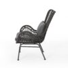 Outdoor Wicker Club Chairs With Cushions (Set of 2) - Gray - Image 10