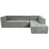 Modular Combination Sofa Set, Modern Minimalist Sofa, Living Room Upholstered Sofa Bed, Bedroom, 2 Pieces Computer Free Combination, L - Shaped - Light Gray - Image 13