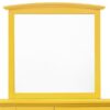 Elegant Wall Mirror - Yellow - Image 4